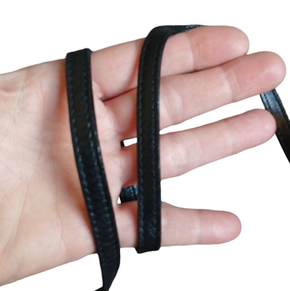 Sergio Rossi Luxe Leather Shoulder Bag Black Clutch - Picture 9 of 13